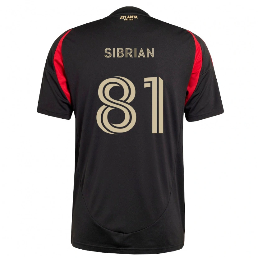 Danxen Uomo Maglia David Sibrian #81 Nero Rosso Kit Gara Home 2026/27 Maglietta