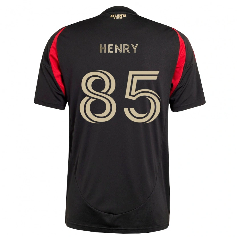 Danxen Uomo Maglia Amir Henry #85 Nero Rosso Kit Gara Home 2026/27 Maglietta