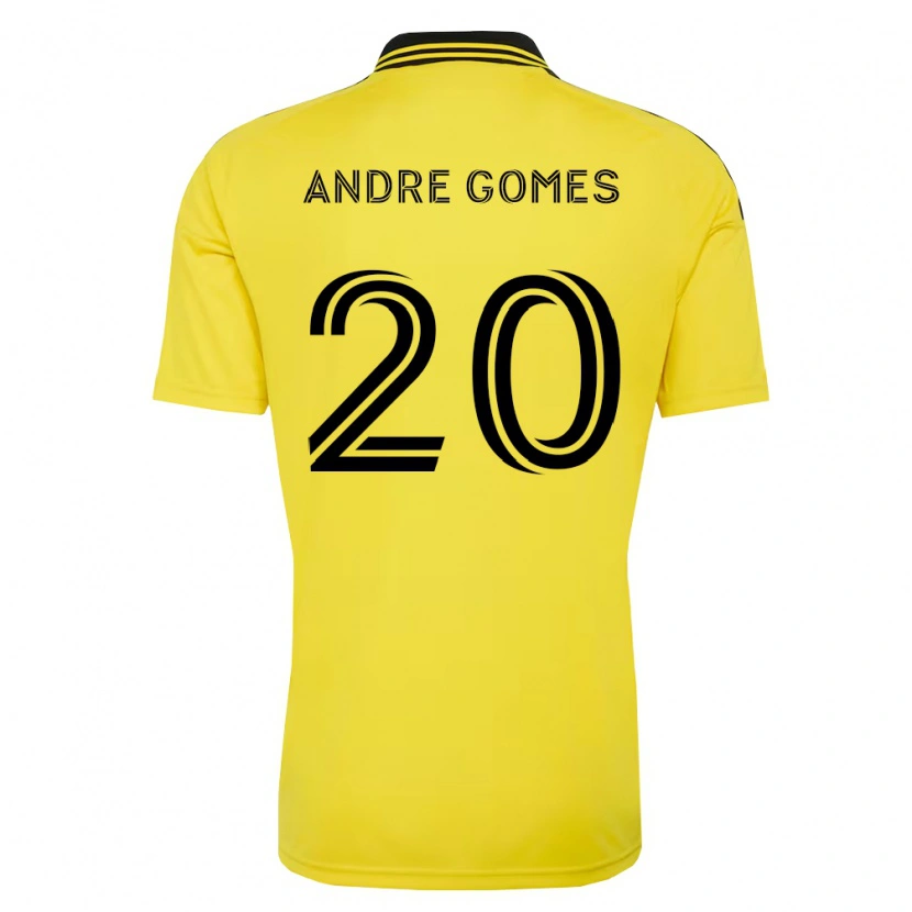 Danxen Uomo Maglia André Gomes #20 Giallo Nero Kit Gara Home 2026/27 Maglietta