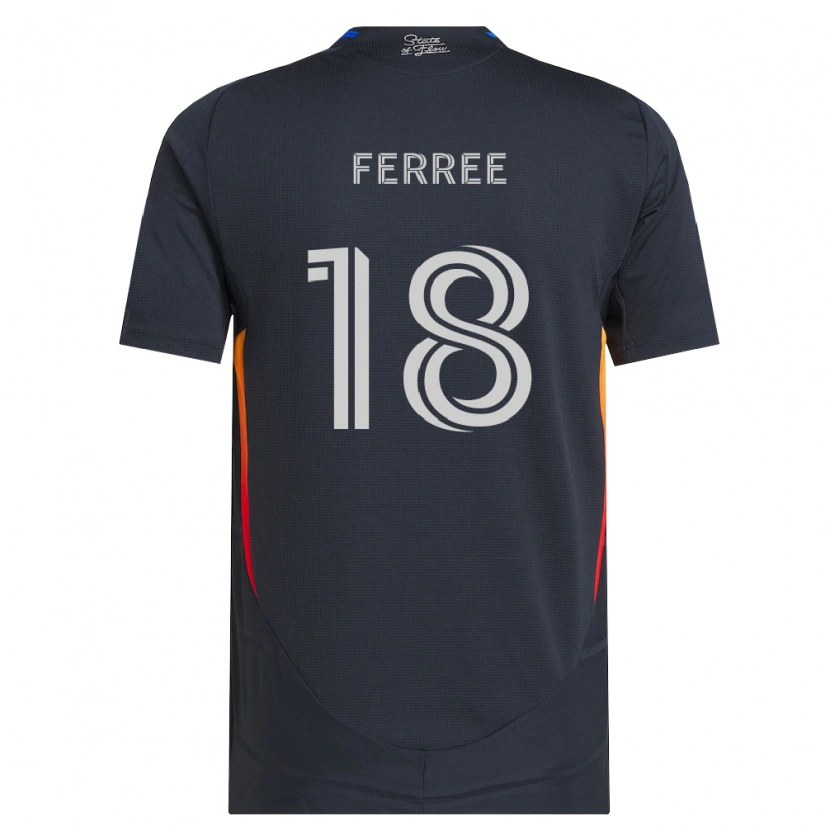 Danxen Uomo Maglia Duran Ferree #18 Grigio Scuro Rosso Kit Gara Home 2026/27 Maglietta