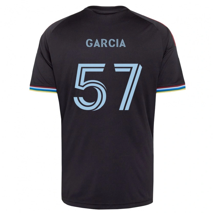 Danxen Uomo Maglia Rogelio Garcia #57 Nero Azzurro Kit Gara Home 2026/27 Maglietta