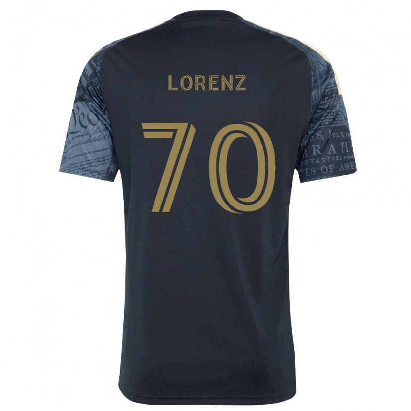 Danxen Uomo Maglia Charli Lorenz #70 Blu Navy Marrone Kit Gara Home 2026/27 Maglietta
