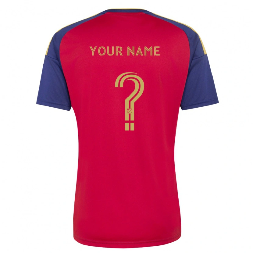 Danxen Uomo Maglia Il Tuo Nome #0 Blu Reale Marrone Rosso Kit Gara Home 2026/27 Maglietta