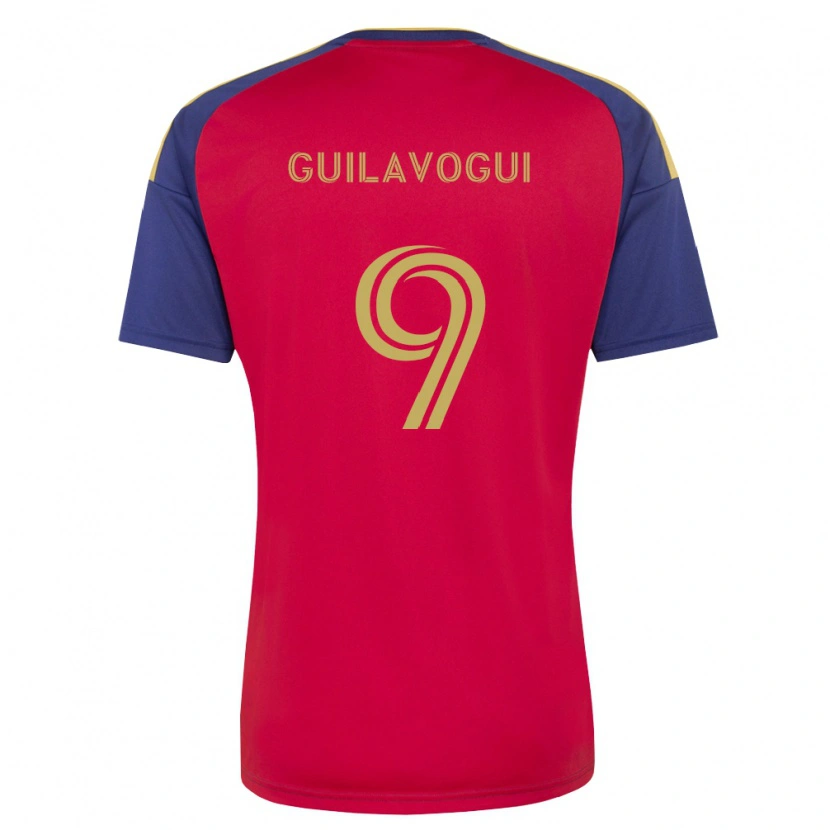 Danxen Uomo Maglia Morgan Guilavogui #9 Blu Reale Marrone Rosso Kit Gara Home 2026/27 Maglietta