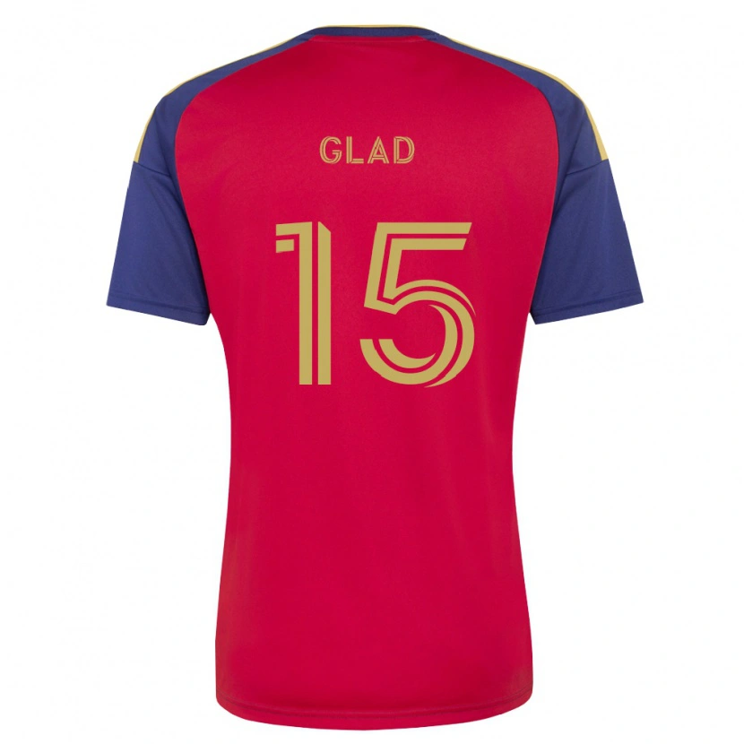 Danxen Uomo Maglia Justen Glad #15 Blu Reale Marrone Rosso Kit Gara Home 2026/27 Maglietta