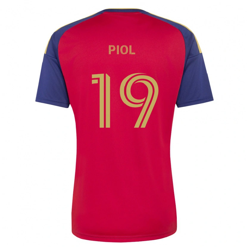 Danxen Uomo Maglia Ariath Piol #19 Blu Reale Marrone Rosso Kit Gara Home 2026/27 Maglietta