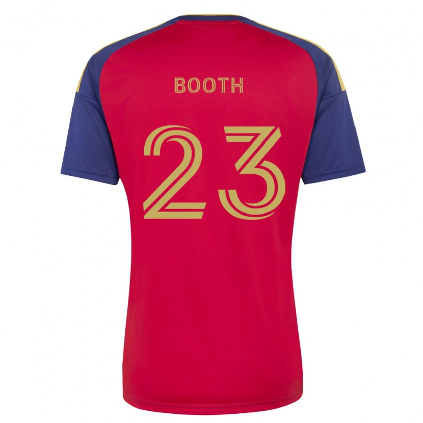 Danxen Uomo Maglia Zach Booth #23 Blu Reale Marrone Rosso Kit Gara Home 2026/27 Maglietta