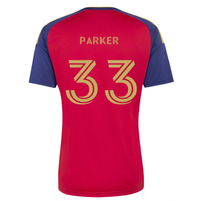 Danxen Uomo Maglia Van Parker #33 Blu Reale Marrone Rosso Kit Gara Home 2026/27 Maglietta