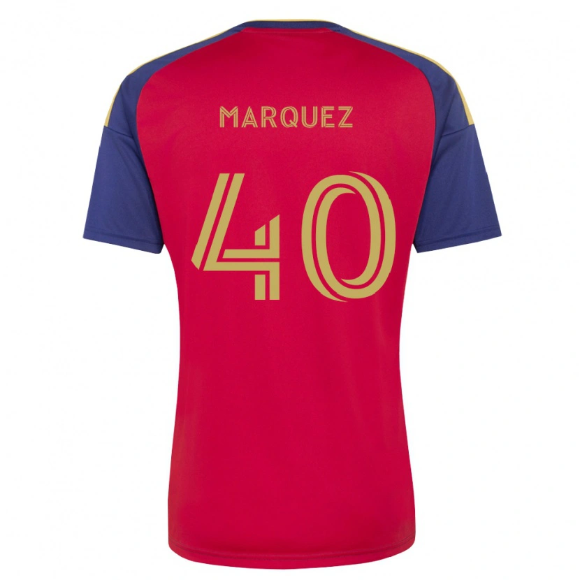 Danxen Uomo Maglia Omar Marquez #40 Blu Reale Marrone Rosso Kit Gara Home 2026/27 Maglietta