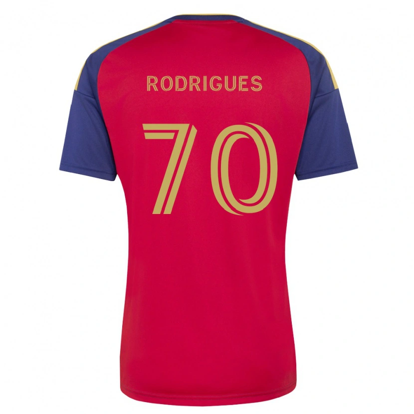 Danxen Uomo Maglia Lineker Rodrigues #70 Blu Reale Marrone Rosso Kit Gara Home 2026/27 Maglietta
