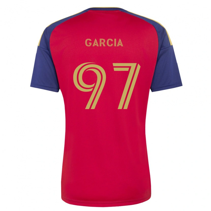 Danxen Uomo Maglia Gilberto Garcia #97 Blu Reale Marrone Rosso Kit Gara Home 2026/27 Maglietta