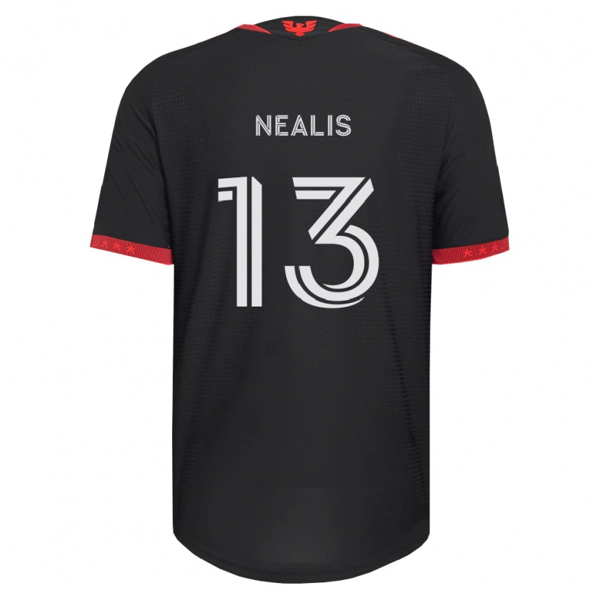 Danxen Uomo Maglia Sean Nealis #13 Nero Bianco Rosso Kit Gara Home 2026/27 Maglietta