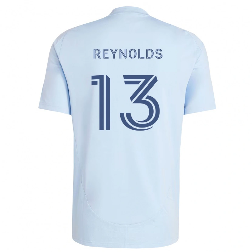 Danxen Uomo Maglia Justin Reynolds #13 Azzurro Chiaro Grigio Chiaro Kit Gara Home 2026/27 Maglietta