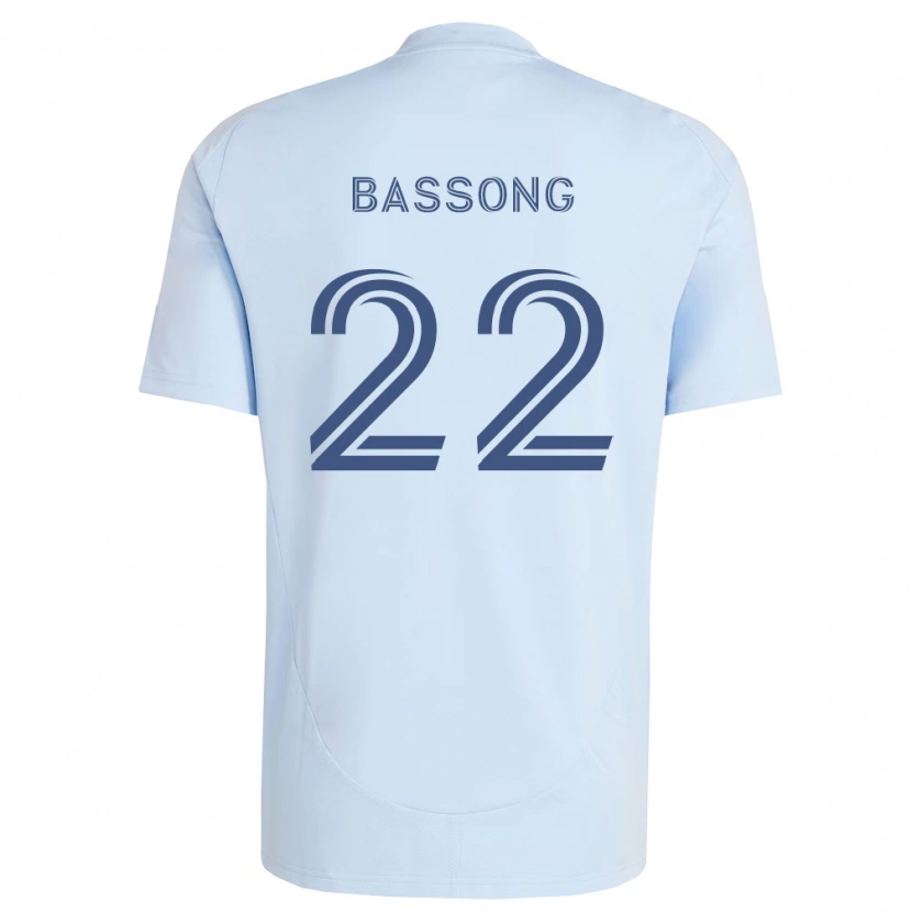Danxen Uomo Maglia Zorhan Bassong #22 Azzurro Chiaro Grigio Chiaro Kit Gara Home 2026/27 Maglietta