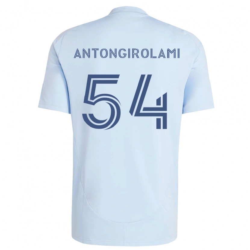 Danxen Uomo Maglia Luca Antongirolami #54 Azzurro Chiaro Grigio Chiaro Kit Gara Home 2026/27 Maglietta