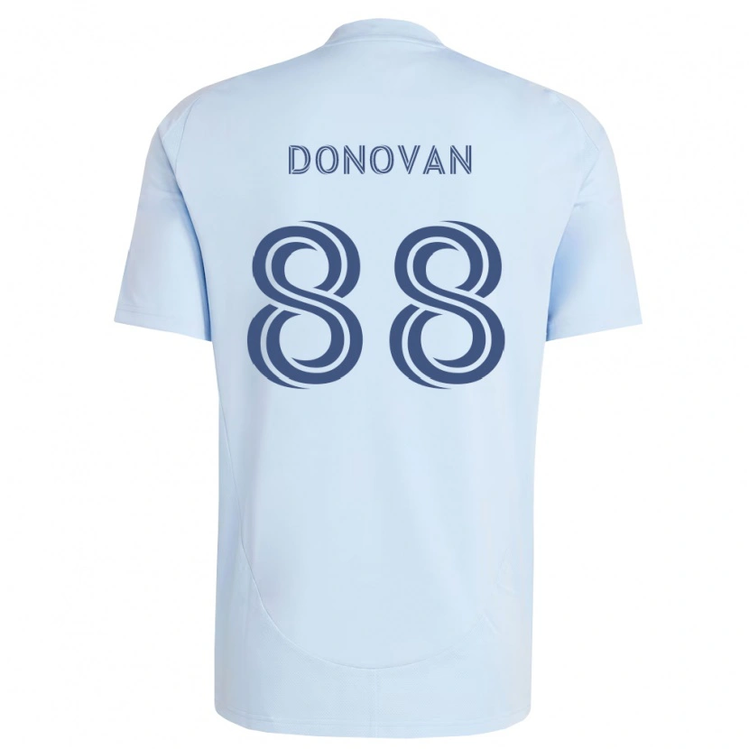Danxen Uomo Maglia Shane Donovan #88 Azzurro Chiaro Grigio Chiaro Kit Gara Home 2026/27 Maglietta