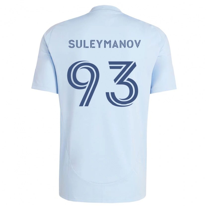 Danxen Uomo Maglia Shapi Suleymanov #93 Azzurro Chiaro Grigio Chiaro Kit Gara Home 2026/27 Maglietta