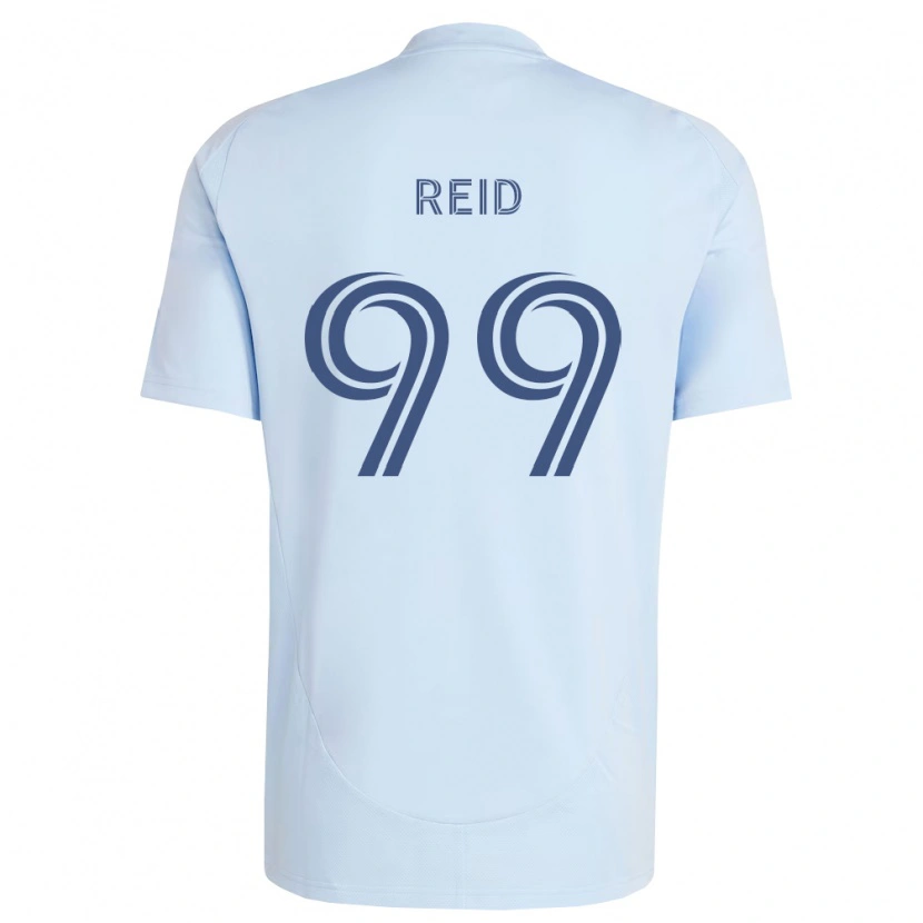 Danxen Uomo Maglia Jayden Reid #99 Azzurro Chiaro Grigio Chiaro Kit Gara Home 2026/27 Maglietta