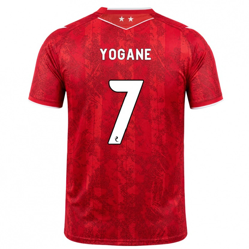 Danxen Uomo Maglia Tony Yogane #7 Bianco Rosso Kit Gara Home 2026/27 Maglietta