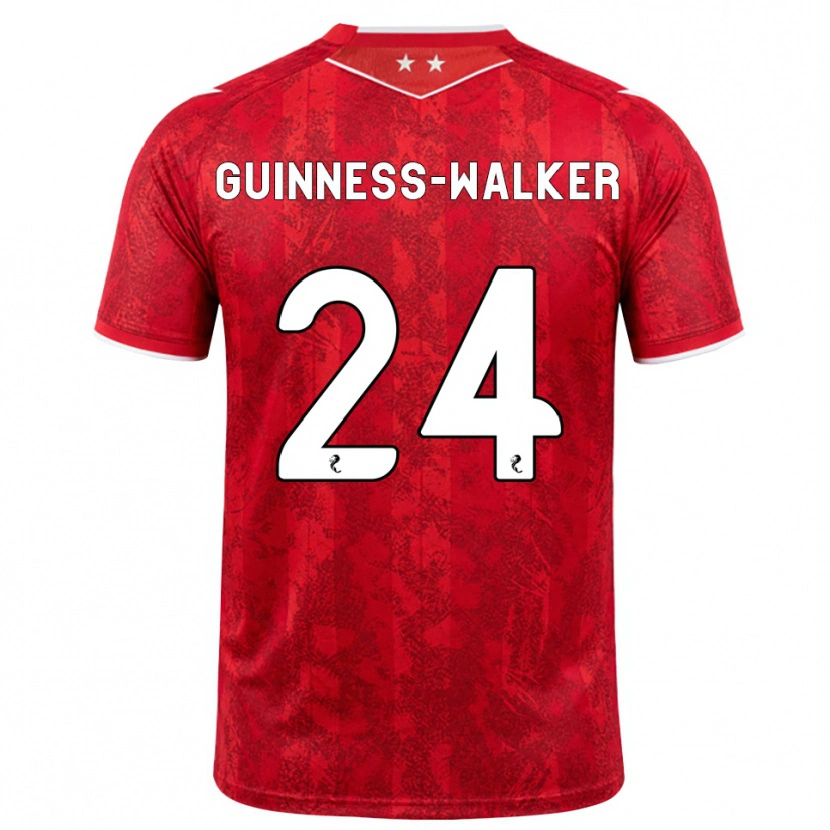 Danxen Uomo Maglia Nesta Guinness-Walker #24 Bianco Rosso Kit Gara Home 2026/27 Maglietta