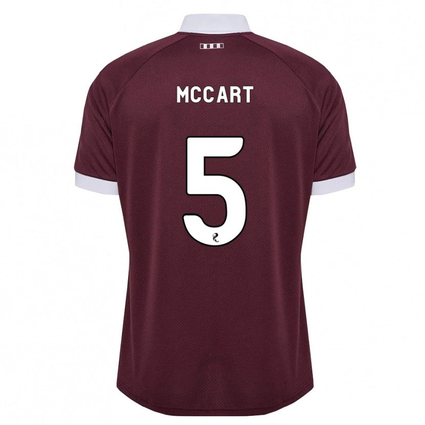 Danxen Uomo Maglia Jamie Mccart #5 Bianco Borgogna Kit Gara Home 2026/27 Maglietta