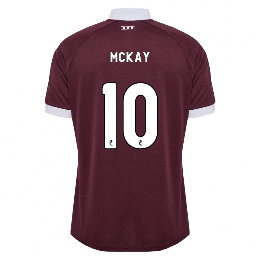 Danxen Uomo Maglia Barrie Mckay #10 Bianco Borgogna Kit Gara Home 2026/27 Maglietta
