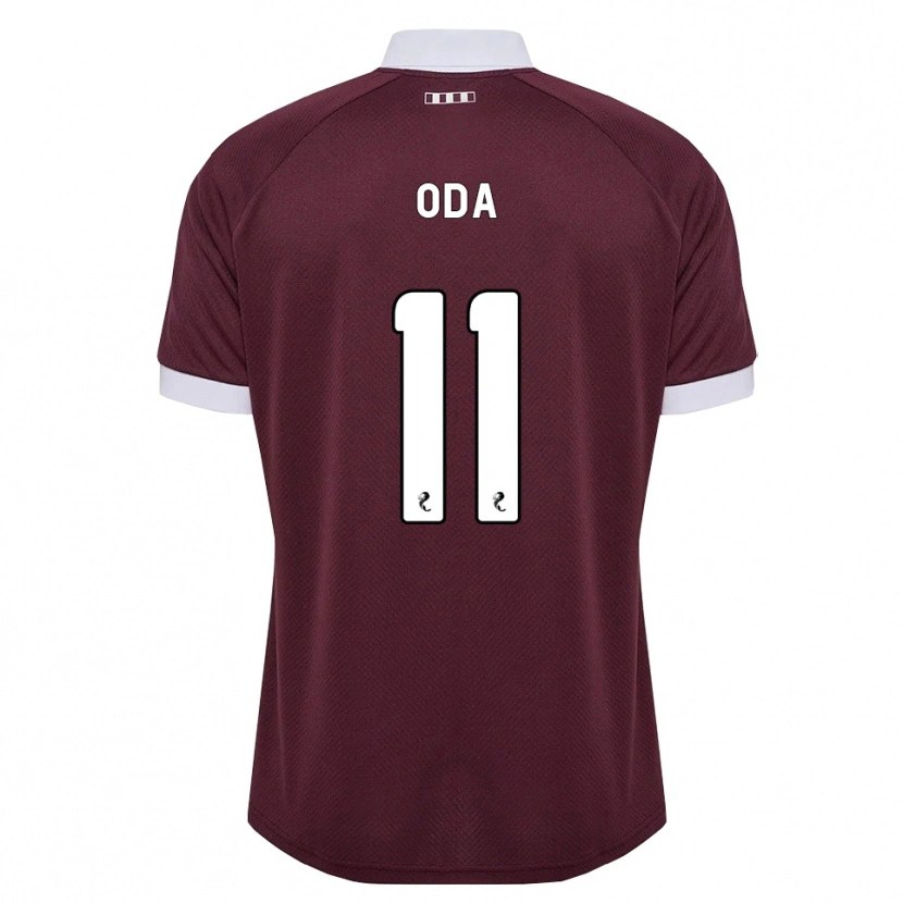 Danxen Uomo Maglia Yutaro Oda #11 Bianco Borgogna Kit Gara Home 2026/27 Maglietta
