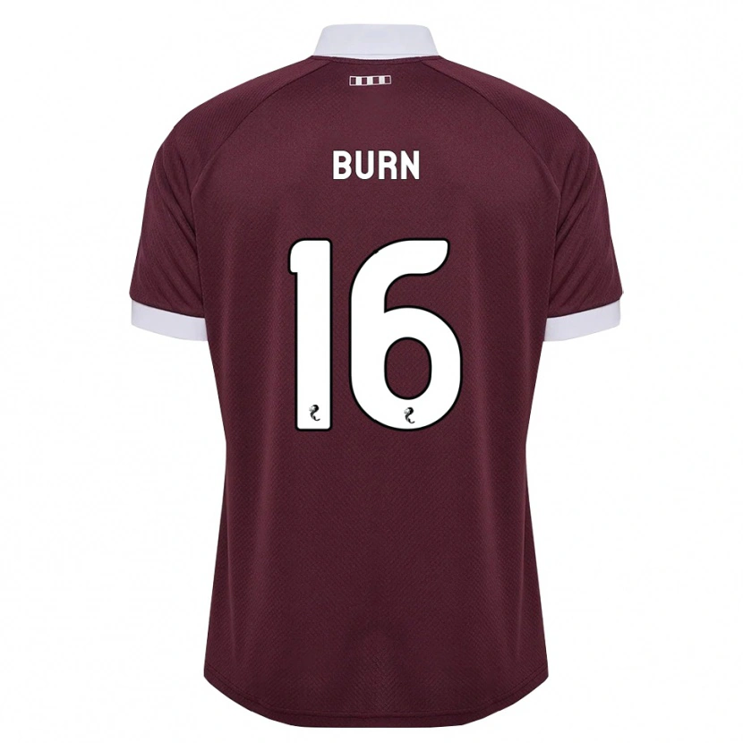 Danxen Uomo Maglia Gregor Burn #16 Bianco Borgogna Kit Gara Home 2026/27 Maglietta