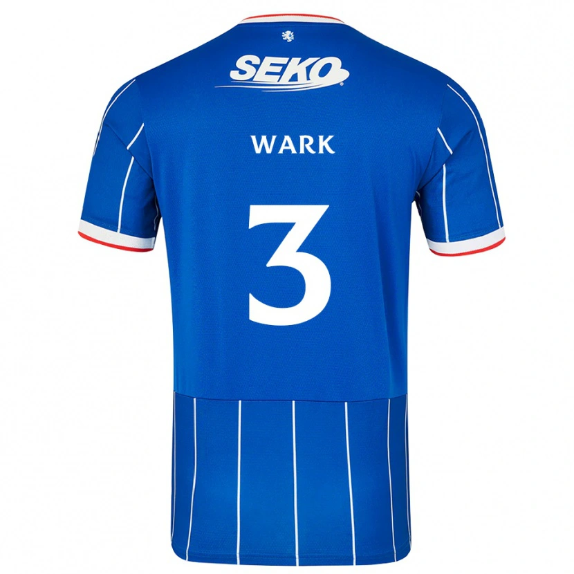 Danxen Uomo Maglia Lyle Wark #3 Bianco Rosso Blu Kit Gara Home 2026/27 Maglietta