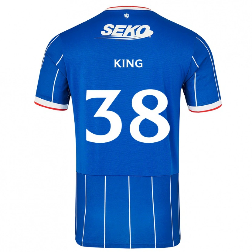 Danxen Uomo Maglia Leon King #38 Bianco Rosso Blu Kit Gara Home 2026/27 Maglietta