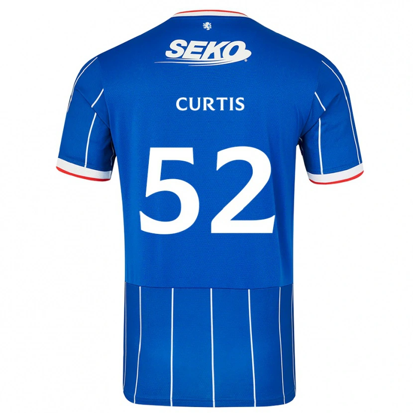 Danxen Uomo Maglia Findlay Curtis #52 Bianco Rosso Blu Kit Gara Home 2026/27 Maglietta