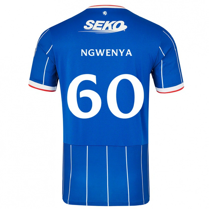 Danxen Uomo Maglia Corey Ngwenya #60 Bianco Rosso Blu Kit Gara Home 2026/27 Maglietta