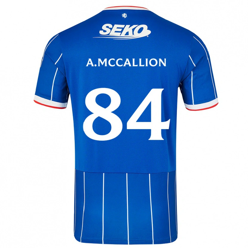 Danxen Uomo Maglia Aiden Mccallion #84 Bianco Rosso Blu Kit Gara Home 2026/27 Maglietta