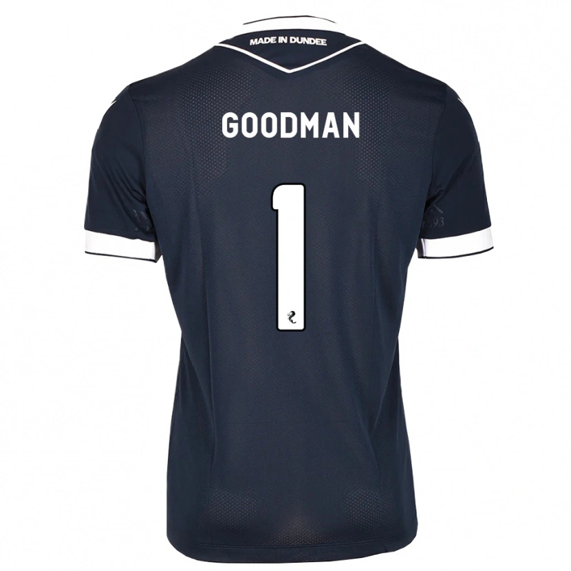 Danxen Uomo Maglia Owen Goodman #1 Bianco Blu Mezzanotte Kit Gara Home 2026/27 Maglietta