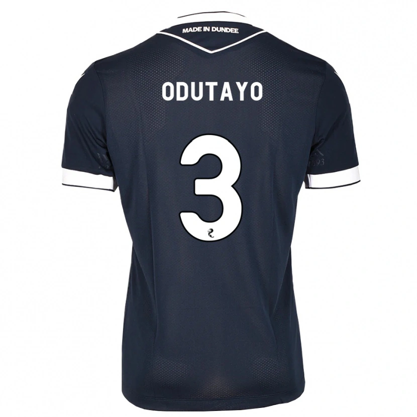 Danxen Uomo Maglia Idris Odutayo #3 Bianco Blu Mezzanotte Kit Gara Home 2026/27 Maglietta
