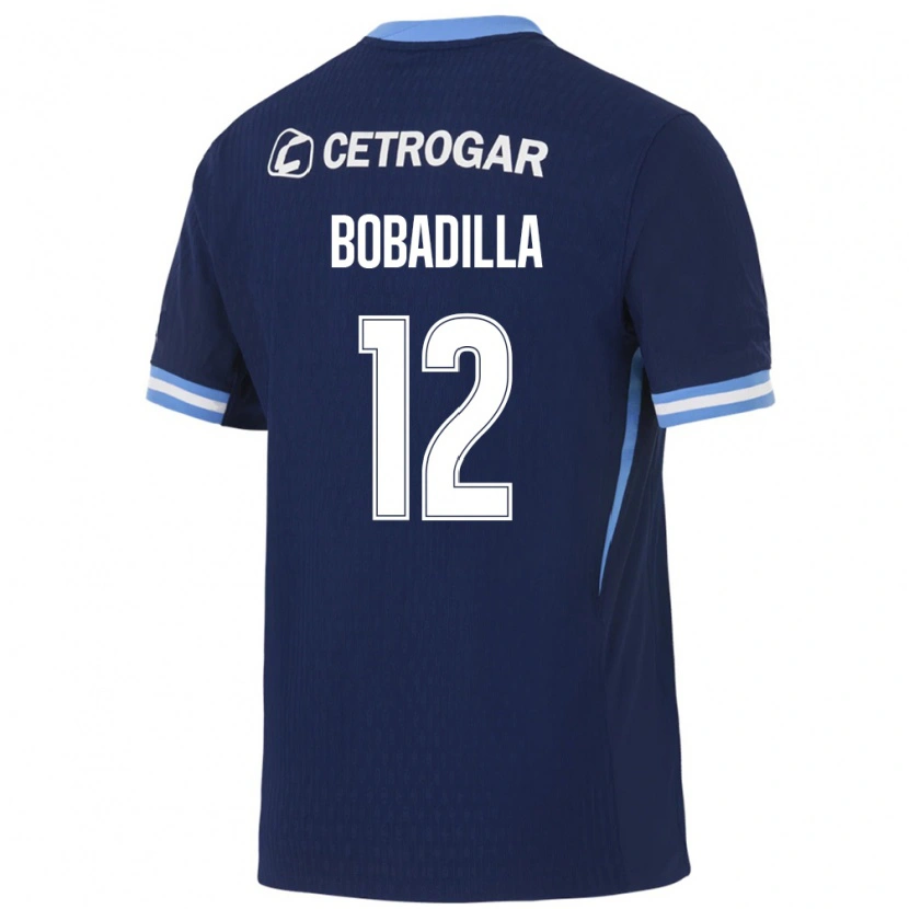 Danxen Uomo Maglia Alicia Bobadilla #12 Blu Reale Azzurro Chiaro Bianco Kit Gara Away 2026/27 Maglietta