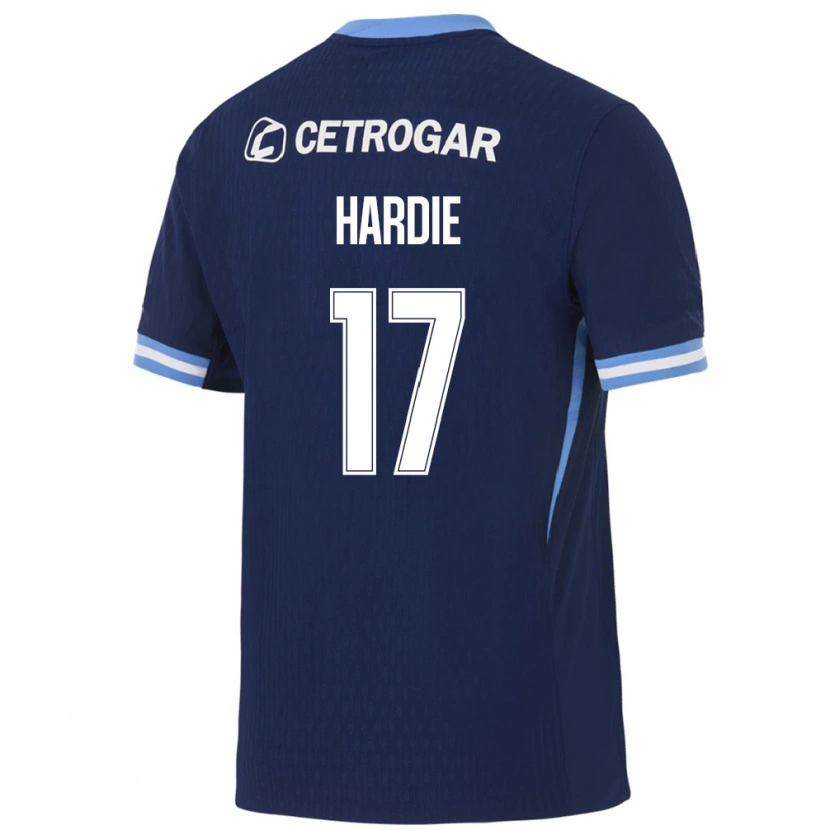 Danxen Uomo Maglia Tamara Hardie #17 Blu Reale Azzurro Chiaro Bianco Kit Gara Away 2026/27 Maglietta