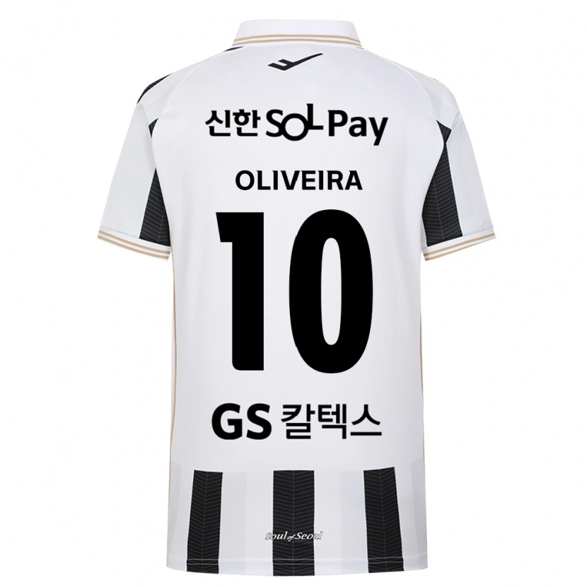Danxen Uomo Maglia Anderson Oliveira #10 Bianco Nero Kit Gara Away 2026/27 Maglietta