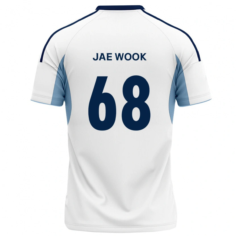 Danxen Uomo Maglia Jae-Wook Lee #68 Blu Reale Bianco Kit Gara Away 2026/27 Maglietta