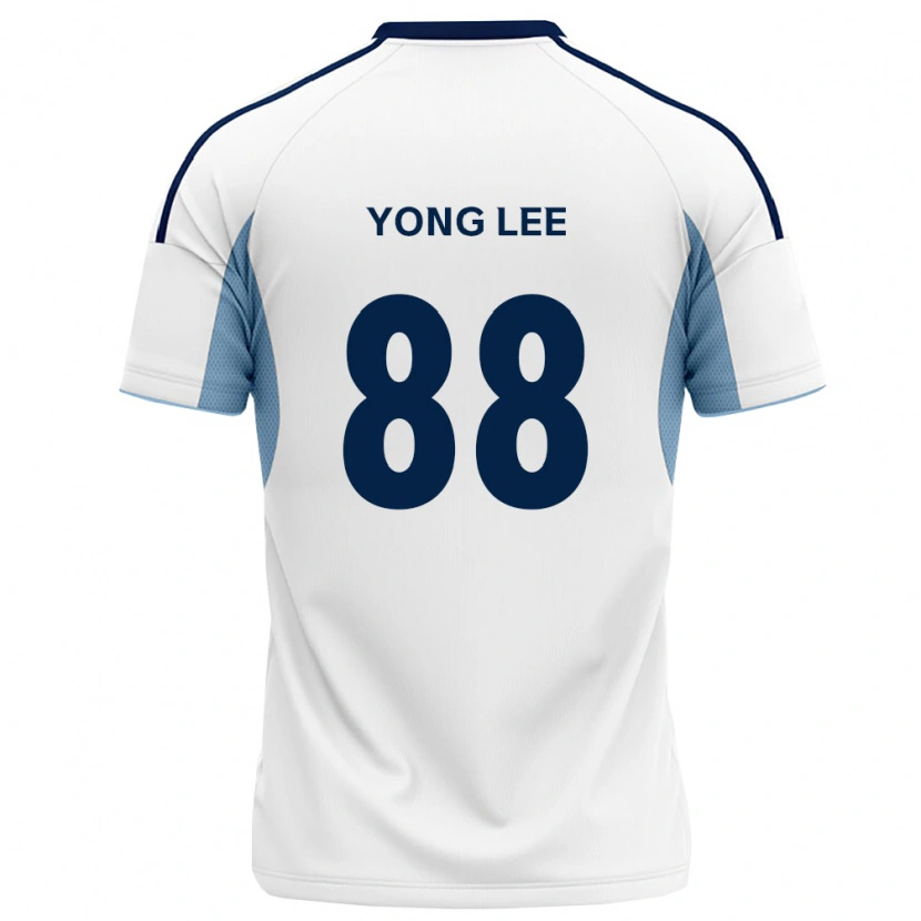 Danxen Uomo Maglia Yong Lee #88 Blu Reale Bianco Kit Gara Away 2026/27 Maglietta