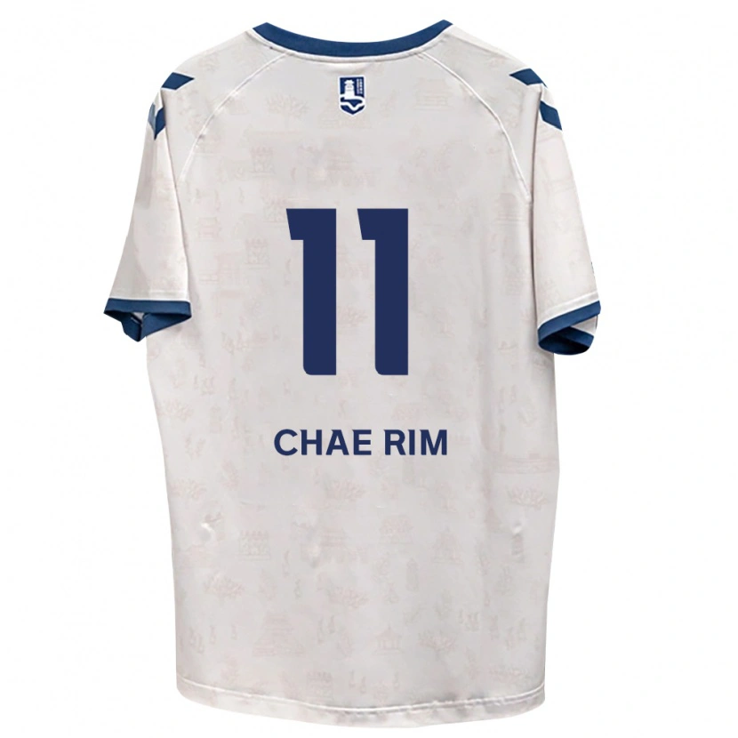 Danxen Uomo Maglia Chae-Rim Kang #11 Blu Reale Bianco Kit Gara Away 2026/27 Maglietta