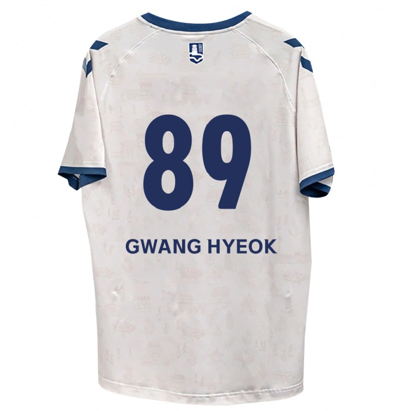 Danxen Uomo Maglia Gwang-Hyeok Lee #89 Blu Reale Bianco Kit Gara Away 2026/27 Maglietta