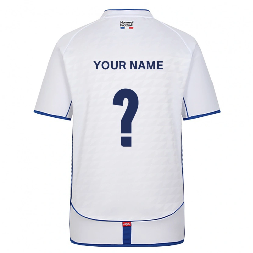 Danxen Uomo Maglia Il Tuo Nome #0 Nero Bianco Rosso Kit Gara Away 2026/27 Maglietta