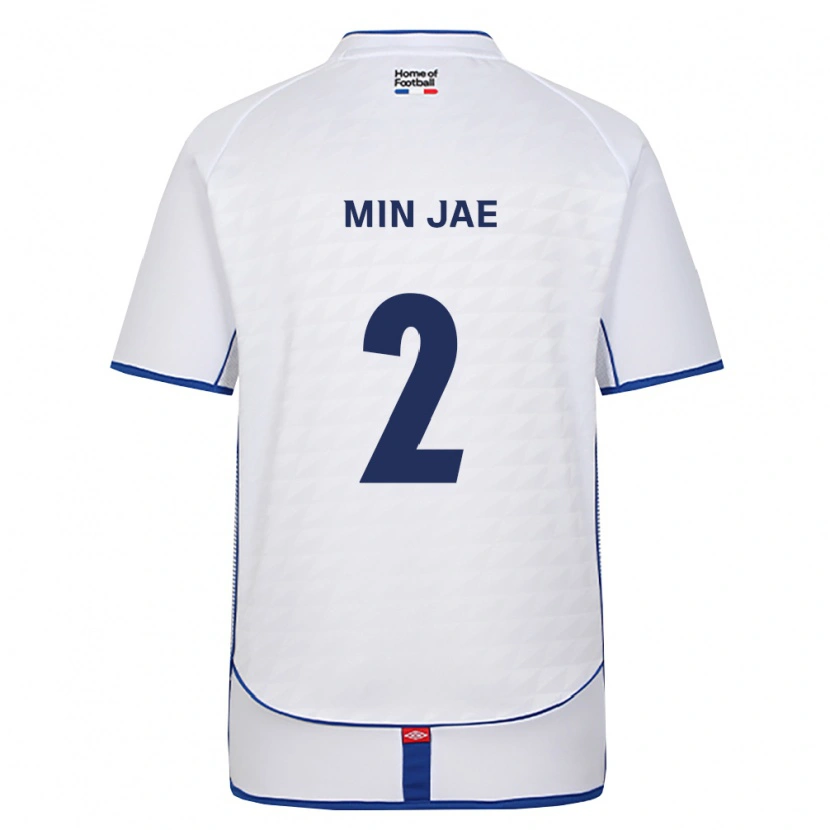 Danxen Uomo Maglia Min-Jae Cho #2 Nero Bianco Rosso Kit Gara Away 2026/27 Maglietta