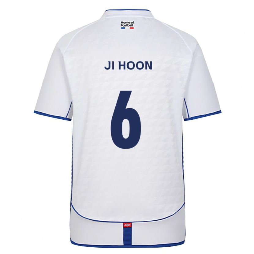 Danxen Uomo Maglia Ji-Hoon Lim #6 Nero Bianco Rosso Kit Gara Away 2026/27 Maglietta