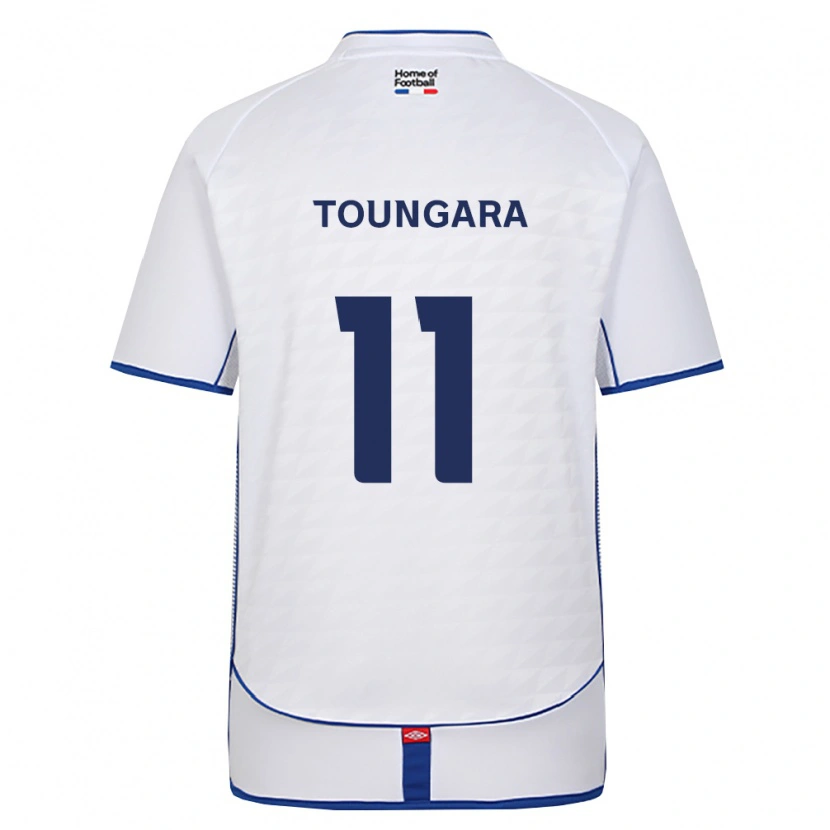 Danxen Uomo Maglia Aboubacar Toungara #11 Nero Bianco Rosso Kit Gara Away 2026/27 Maglietta