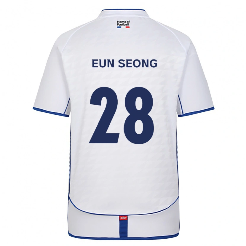 Danxen Uomo Maglia Eun-Seong Jang #28 Nero Bianco Rosso Kit Gara Away 2026/27 Maglietta