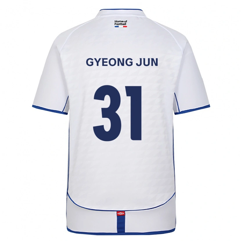 Danxen Uomo Maglia Gyeong-Jun Lee #31 Nero Bianco Rosso Kit Gara Away 2026/27 Maglietta