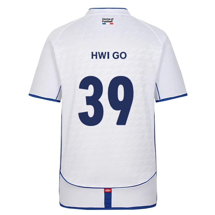 Danxen Uomo Maglia Hwi-Go Lee #39 Nero Bianco Rosso Kit Gara Away 2026/27 Maglietta