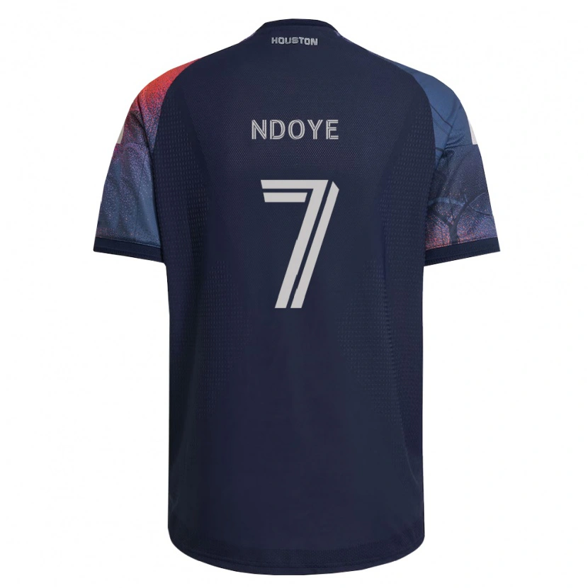 Danxen Uomo Maglia Papa Ndoye #7 Blu Scuro Bianco Arancio Kit Gara Away 2026/27 Maglietta